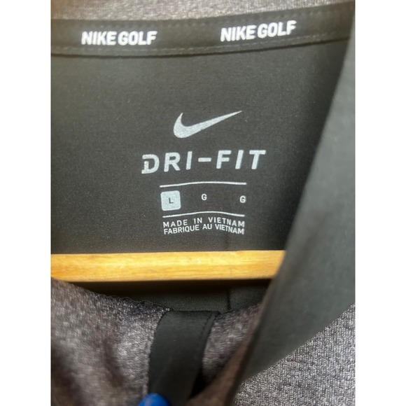 Nike Golf Dri Fit Mens 1/4 Zip Pullover with New Haven country club‎ logo SZL - Picture 5 of 7